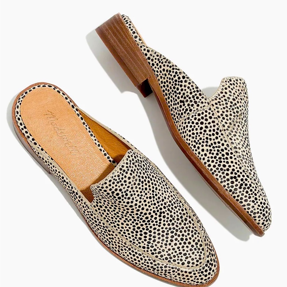 Madewell Francis Loafer Mule in Calf Hair size 6.5.